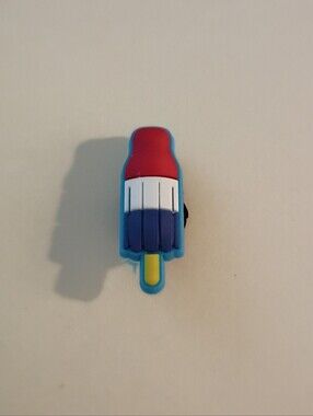 10 for $10 Jibbitz Croc Charm - Rocket Pops Red White & Blue Popsicle 2